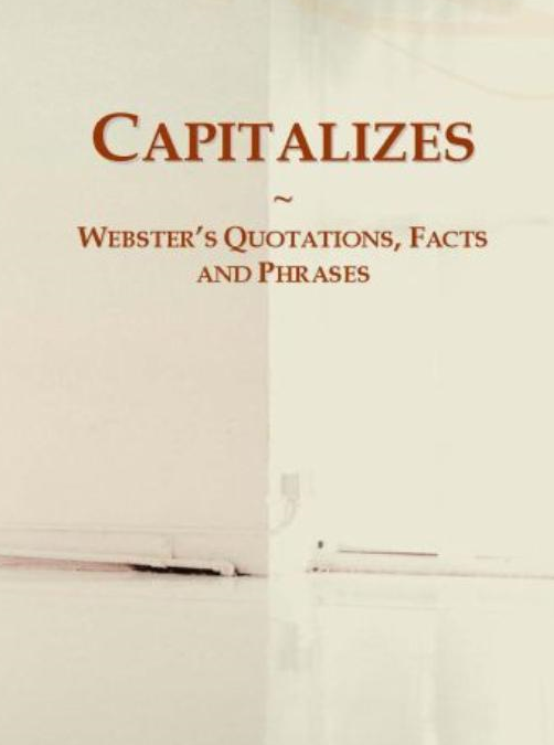 Planning and Layout: Webster's Quotations, Facts and Phrases Icon Group International